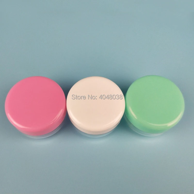 50 pcs Facial Cream Jar PET Plastic Eye Cream Box Empty Cosmetic Refillable Container Facial Scrub Unguent Refillable Box 30 G (4)