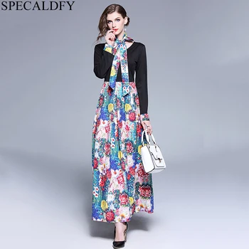 

Ethnic Style Bohemian Dress Women Long Sleeve Elegant Long Maxi Dress Ladies Patchwork Maxi Dresses Party Robe Femme Ete
