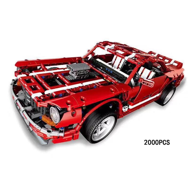 Технический конструктор в масштабе Форсаж Dodge Charger мечта мышечная машина moc
