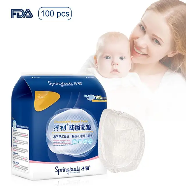 100 PCS Per Set Anti-overflow Breast Pad Disposable Pregnant Women Maternal Anti-Leakage Breast Paste Anti-overflow Milk Pad
