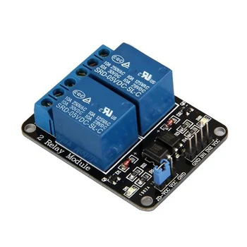 

Professional Electrical Equipment Accessories DC 5V 2-Channel Relay Module Shield for Arduino ARM PIC AVR DSP Electronic AA