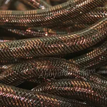 Новая Коричневая черная металлическая полоса трубчатая крона-cyberlox нейлоновая трубчатая крона черная 16 мм