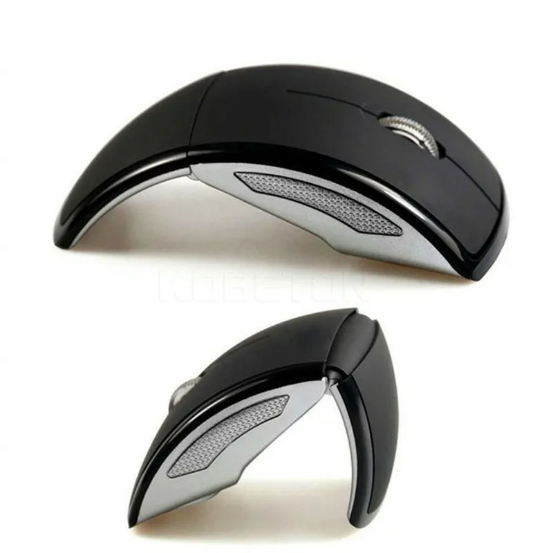 Basix 2.4G Wireless Mouse Portable Computer Optical Mouse Foldable