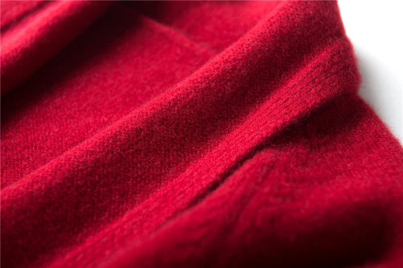 Коза, кашемир вязаный женский модный длинный кардиган, свитер пальто H-straight бежевый 6 цветов M/L/XL