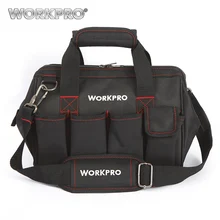 WORKPRO – sac à outils 12 pouces/30cm, sacoche étanche pour électricien, sacoches de voyage multifonctionnelles