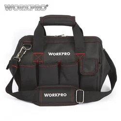 WORKPRO – sac à outils 12 pouces/30cm, sacoche étanche pour électricien, sacoches de voyage multifonctionnelles 