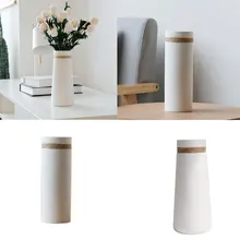 Керамическая ваза из пеньковой веревки для украшения современной гостиной, Цветочная ваза с веревкой, цветочный горшок