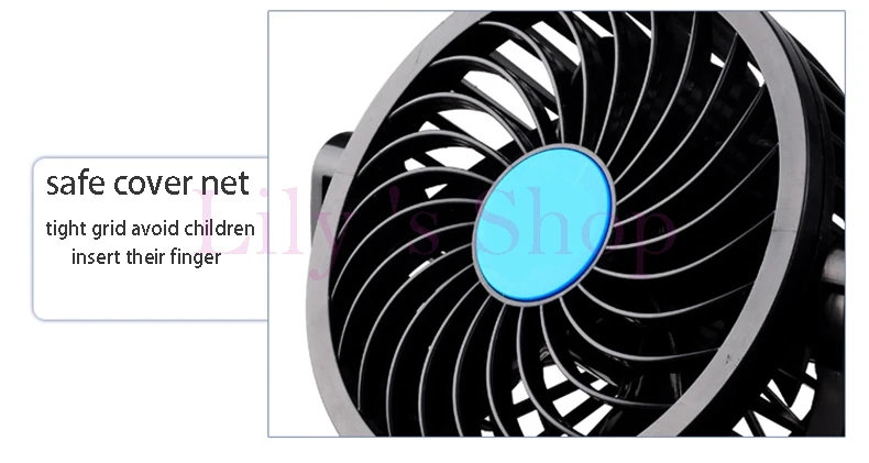 Мини-вентилятор для электромобиля с вентиляционной головкой, вентилятор кондиционера для маленьких грузовиков, 12 В, 24 В, вращающиеся на 360 градусов вентиляторы для транспортных средств
