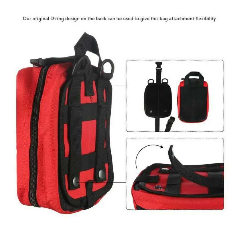 Brand New Tactical First Aid Kits Survival Molle Rip-Away EMT Pouch Bag IFAK Medical Red Emergency Survival Rescue Empty Bag