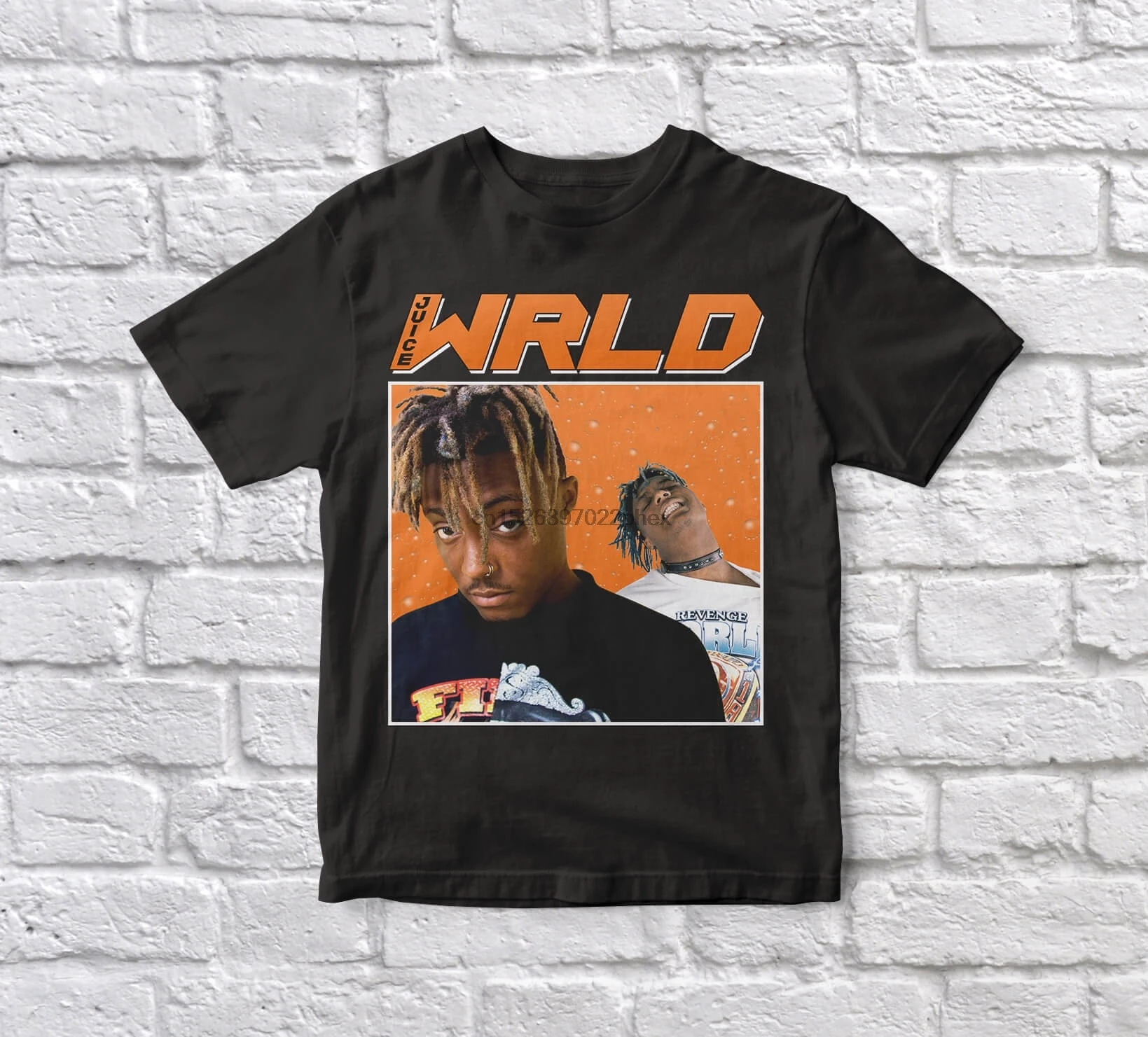 

Juice WRLD 90s Vintage Unisex Black Tshirt men t shirt
