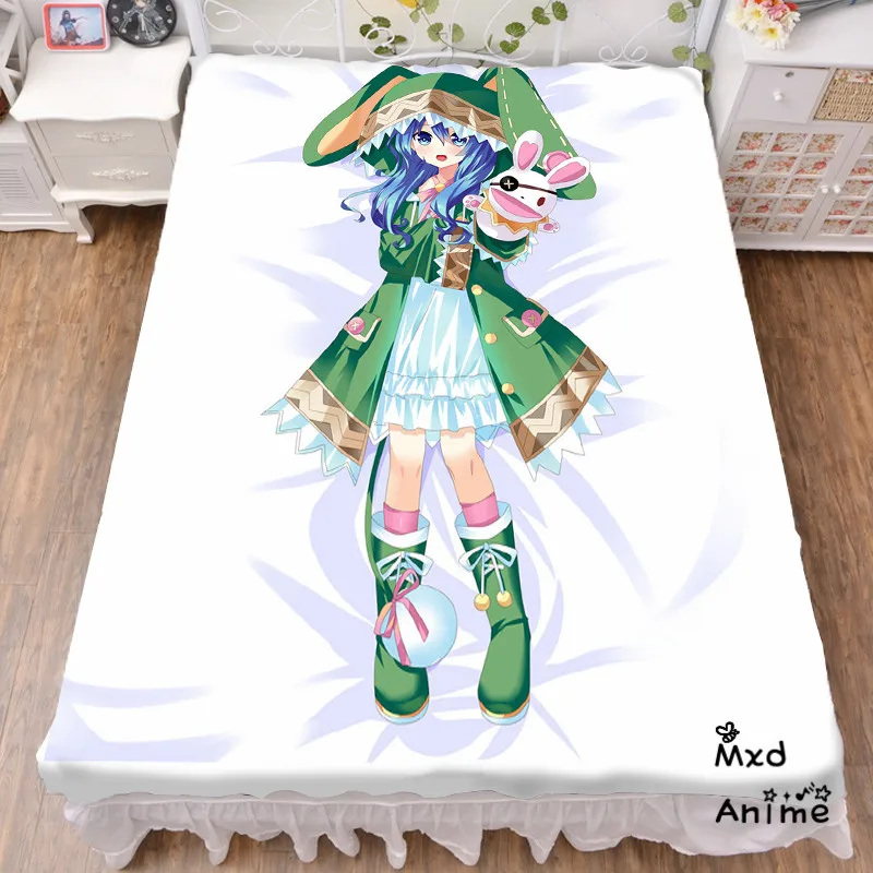 Anime Date a live tokisaki kurumi Blanket Flannel Throw Bedding Travel Gift