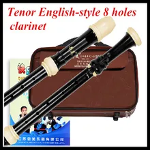 Tenor Clarinet English-style 8 Holes C key Flute Dizi Istrumento Musical Flute Professional Flautas C Clarinet Tenor Clarinet