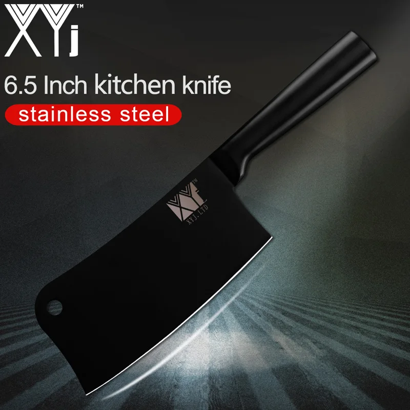 XYj 4 шт. нескользящий набор ножей из нержавеющей стали 7 ''Santoku 6,5'' разделочный 5 ''универсальный нож инструменты для приготовления мяса рыбы - Цвет: 6.5 Kitchen Knife