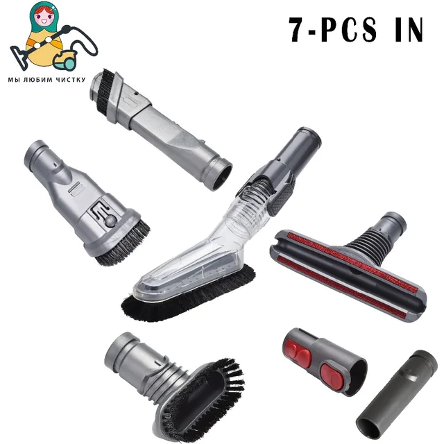 Special Offers Replacemen Attachment Kit tools brush crevice brush head for DYSON DC58 DC59 DC62 V6 DC74 V7 V8 V10 vacuum cleaner tool Special Offers Replacemen Attachment Kit tools brush crevice brush head for DYSON DC58 DC59 DC62 V6 DC74 V7 V8 V10 vacuum cleaner tool