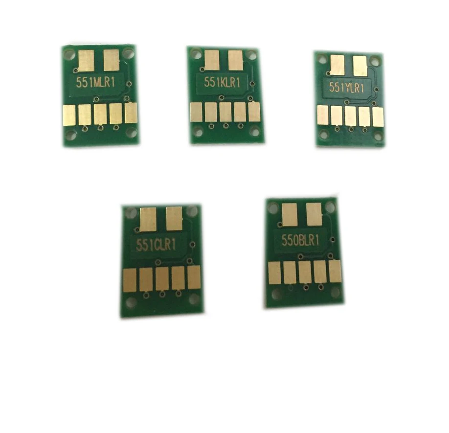 

einkshop 5PCS ARC CHIPS For CANON IP7250 MG5450 MX925 MG5550 MG6450 MG5650 MG6650 IX6850 MX725 MX925 PGI-550 CLI-551