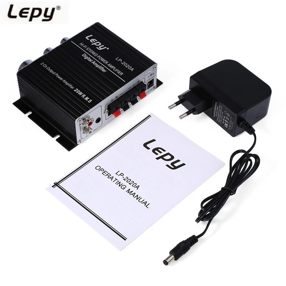 

Lepy LP - 2020A Home HiFi Digital Stereo Amplifier with Over-current Safeguard Infrared Remote Control
