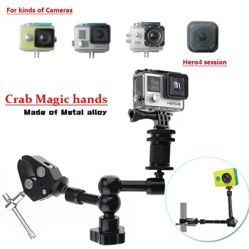 

Magic Bracket Set Articulated Arm Crab Claw Clamp Tongs 11"Pliers Clip Bracket for Studio Flash Light Stand Boom Camera Monopod