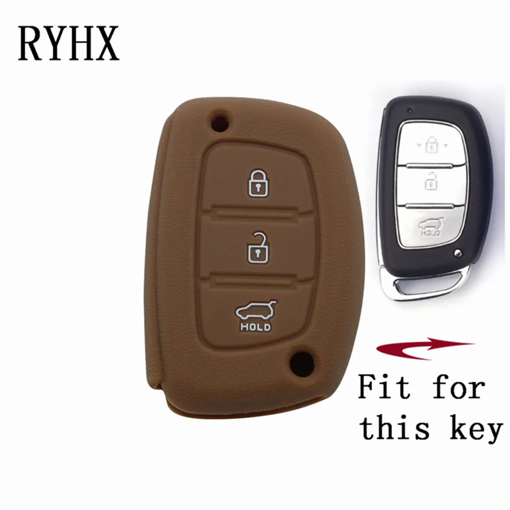 Key Case Key Fob Cover keychain For Hyundai Tucson Creta ix25 ix35 i20 i30 HB20 Elantra Verna Mistra 2015 2016 2017 2019