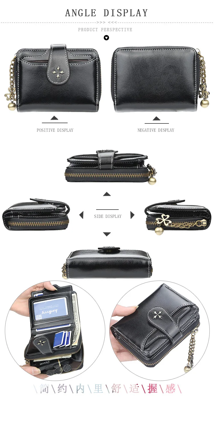 Fashion Long Women Wallets Vintage High Quality PU Leather Card Holder Female Purse Zipper Big Brand Wallet For Girl