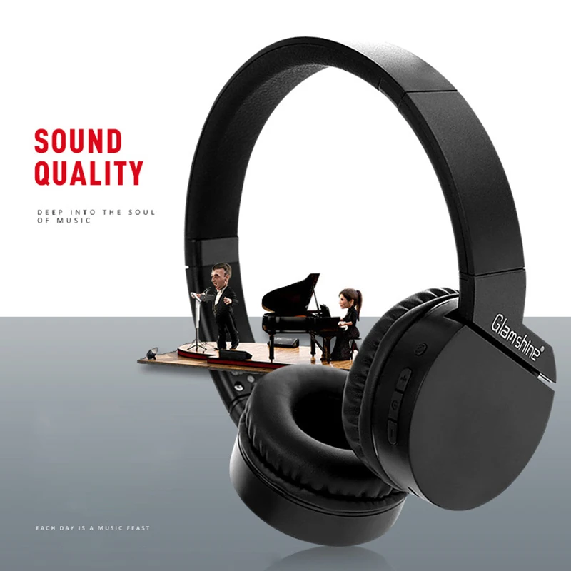 Наушники bluetooth 5 0 Беспроводные Hi Fi наушники slauchawki bezprzewodowe гарнитура