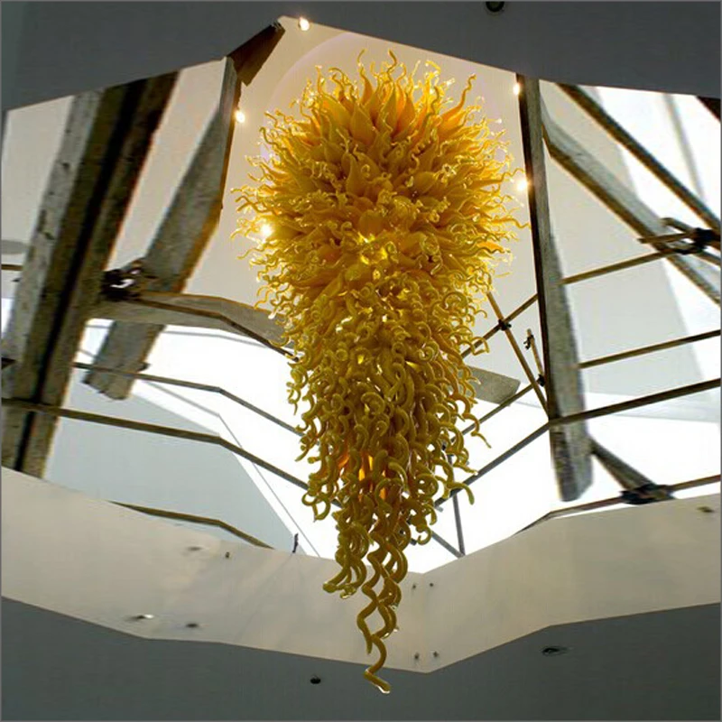 Art Decorative Designer Handmade Blown Glass Chandelier CE UL Certificate Hand Modern LED Chandeliers | Лампы и освещение