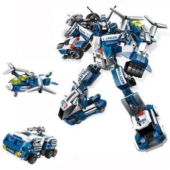 

Children Robot Toy Transformation Anime Series Action Figure Toy Robot Car ABS Plastic Model Action Figure Toy for Child