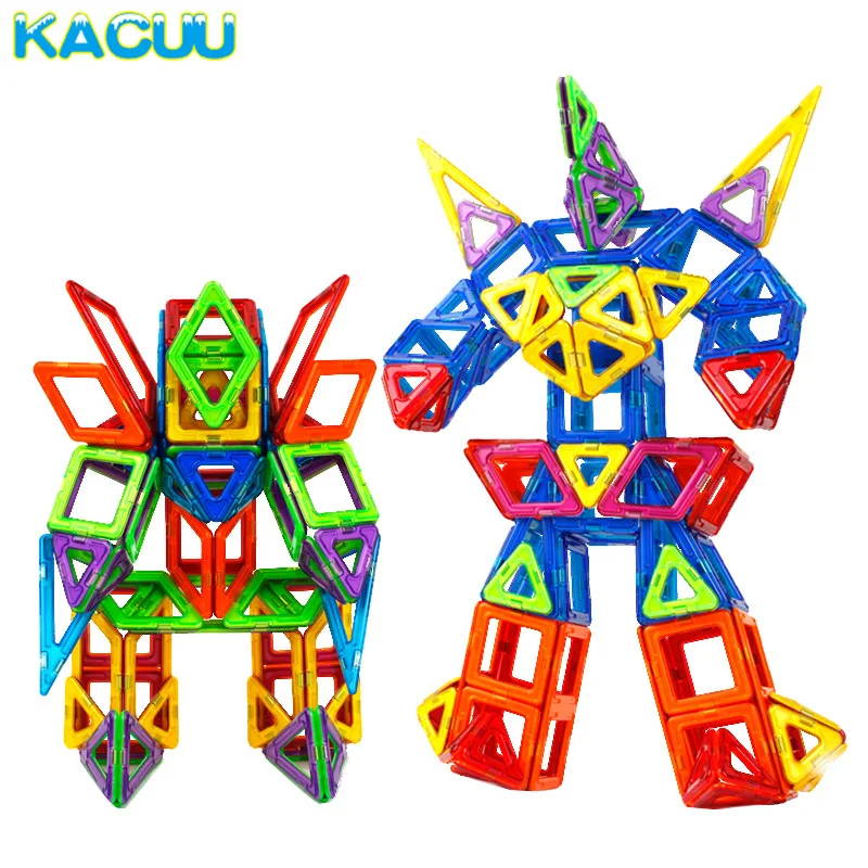 

2018 138PCS BIG Size Magnetics Block Set Constructor Building Bricks 3D DIY Magnet Designer Educational Toy For Children Gifts