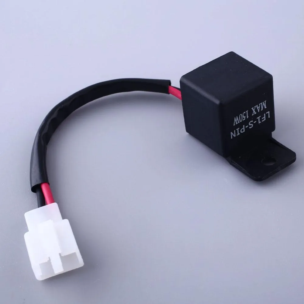 12A 2 Pin Motorcycles Electronic LED Flasher Relay Motorbikes Turn