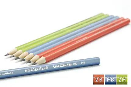 6 шт. Staedtler WOPEX 180 карандаши для рисования и набросков 2H HB 2B экологические награды