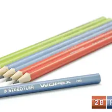 6 шт. Staedtler WOPEX 180 карандаши для рисования и набросков 2H HB 2B экологические награды