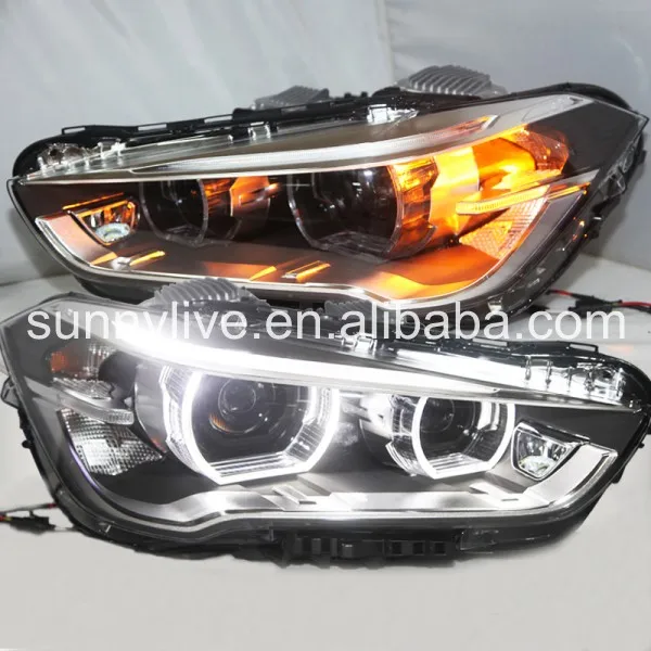 

For BMW X1 F48 LED Strip Angel Eyes Head Light 2015-2017
