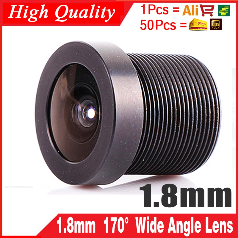 

Placa de Montagem da lente 1.8mm 170 Graus Wide Angle CCTV Conselho IR Camera Lens