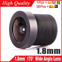 1.8mm lente mtv 170 graus grande angular cctv conselho ir câmera placa de montagem da lente hd efeito monitor de metal produto chip olhos