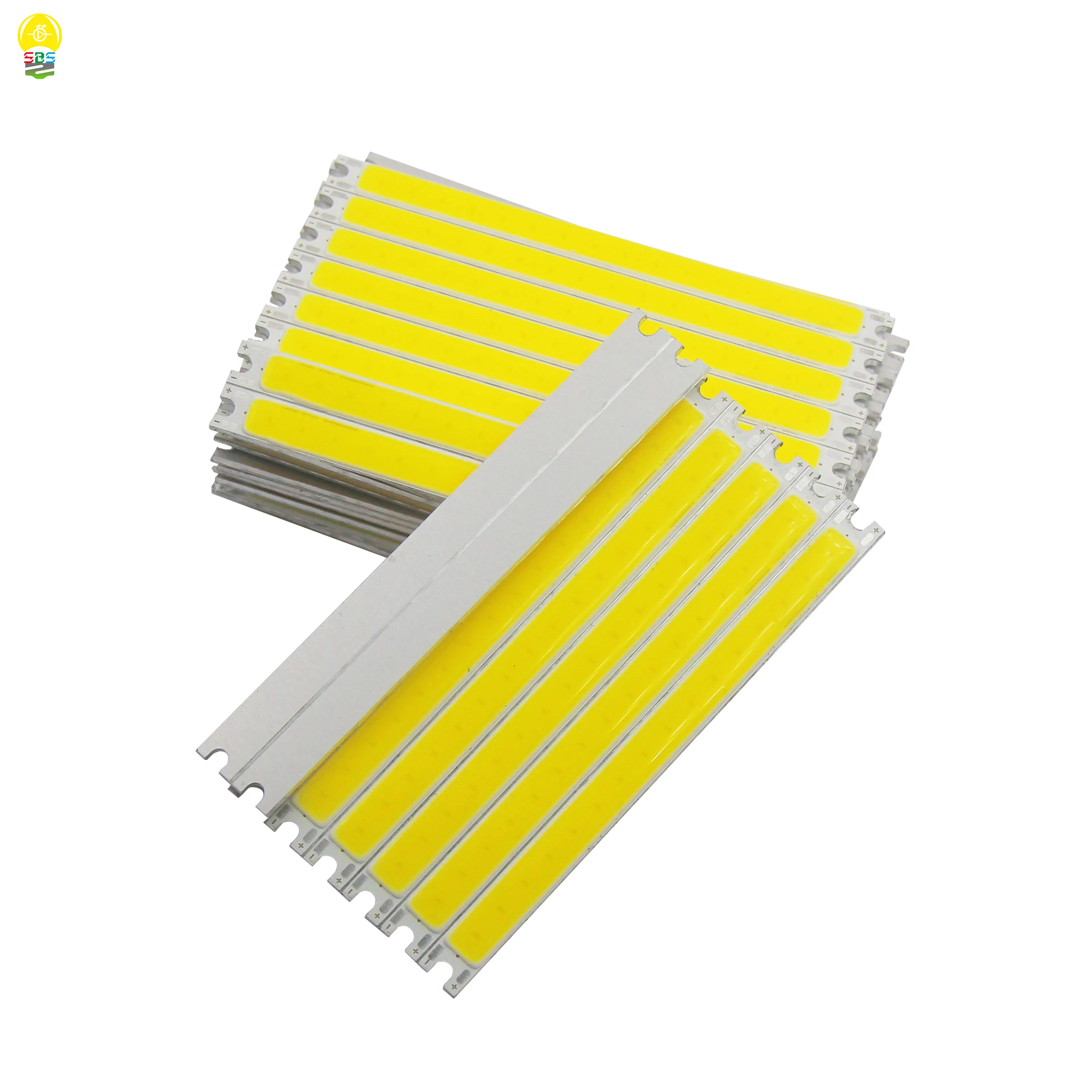 포장 DC 12V 100x8mm 5w COB LED 바 스트립 광원 라이너, LED COB 차가운 자연 따뜻한 흰색, DIY 램프용, 1 개 5 개 10 개