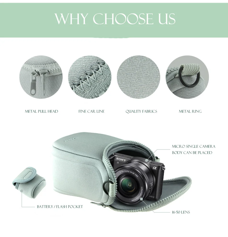 Camera Cover Case Bag for Canon EOS M3 M M2 M3 M6 M M10 SX520 SX400 SX410 SX420is SX500 SX510 SX530 SX540HS With Shoulder Strap drone backpack