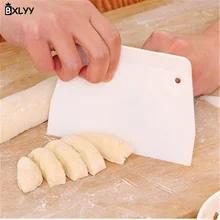 BXLYY пластиковый скребок для торта, 3 шт., инструмент для выпечки торта, скребок для теста, кухонный нож для теста, резак, силиконовая форма, кухонные инструменты. 7z