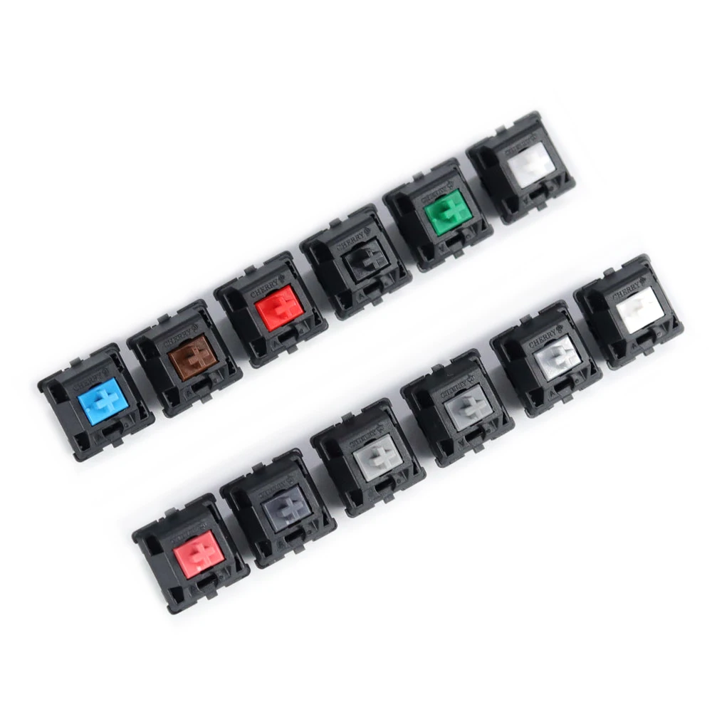 Cherry mx Switch para Teclado Mecânico Pinos Pinos Marrom Azul Vermelho Branco Prata Clara Atacado - Imagem 2
