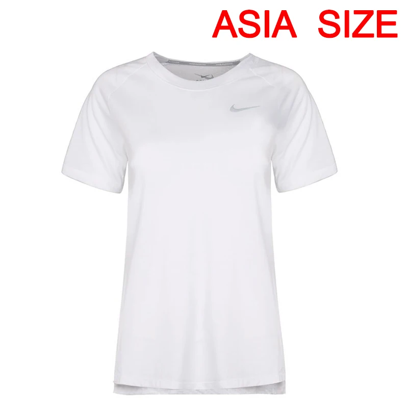 Новое поступление NIKE как W NK TAILWIND TOP SS Для женщин футболки с коротким рукавом спортивный костюм - Цвет: 890192100