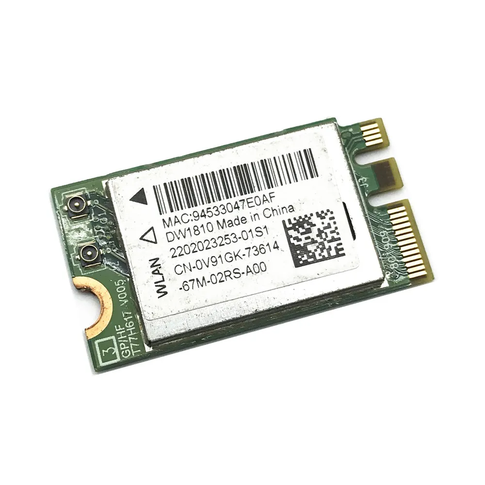 DW1810 8.02.11ac M.2 NGFF 433 Мбит/с Bluetooth 4,1 wifi беспроводная сетевая карта QCNFA435 wifi модуль