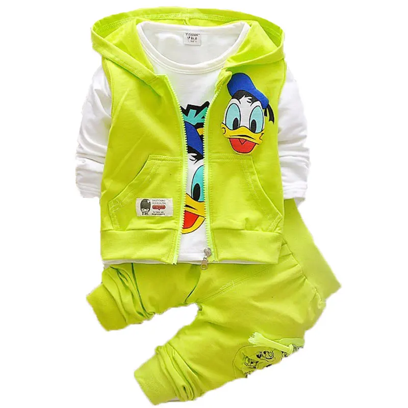 Children-Kids-Cartoon-Donald-Duck-Clothes-Suits-Baby-Boys-Girls-Hoodies-Vest-Jacket-T-Shirt-Pants (3)