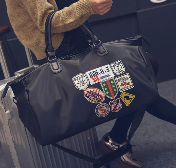 Large Capacity Portable Travel Bags Men And Women Luggage New Large Capacity Portable Travel Bags Men And Women Luggage New Designers Duffle Shoulder Casual Cute In From