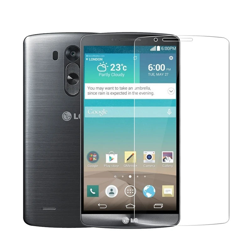 2 шт./лот 2.5D 0 26 мм 9H Премиум Закаленное стекло для LG G3 D855 D850 D851 F400 VS985 Защитная