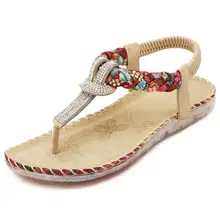 Summer 2019 Flat Sandals Women T-strap Flip Flops Thong Sandals Elastic Band Ladies Gladiator Sandal Shoes Zapatos Mujer Summer 2019 Flat Sandals Women T-strap Flip Flops Thong Sandals Elastic Band Ladies Gladiator Sandal Shoes Zapatos Mujer