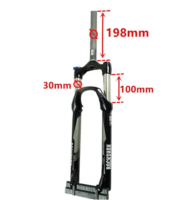 ROCKSHOX horquilla bicicleta montaña 26 pulgadas xc 30 disco de freno de aceite amortiguador ajustable de y de conejo - AliExpress