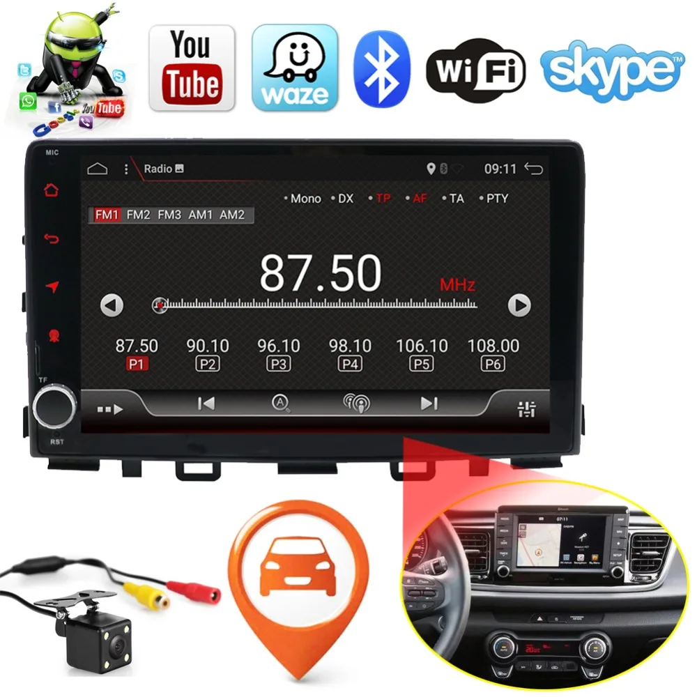 

Android 7.1 Quad Core Fit KIA RIO 2017 Car DVD Player Navigation GPS Radio Touch Screen Audio Video Stereo Multimedia Player