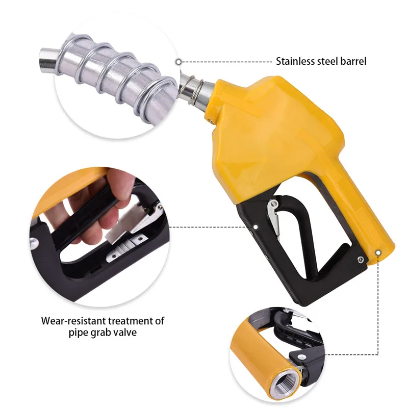 3/4in топливный заправочный пистолет дизельное топливо пистолет автоматическое отключение топливного сопла дизельное топливо дозировочный инструмент масляный заправочный пистолет