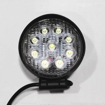 

50sets/Lot 27W LED Work light Tractor Boat Off-Road Truck SUV ATV Spot Flood Round Square