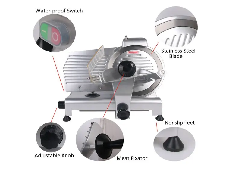 ITOP промышленная ломтерезка для мяса Электрический Нож для мяса Sliceable свинины измельчитель мороженого мяса аппарат для нарезки картофеля