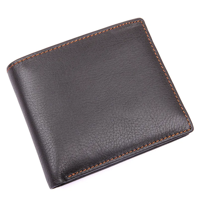 Мужские маленькие бумажники кошелек съемный чехол для карты мужской кошелек для монет Кошельки Carteira Masculina - Цвет: Dark Coffee