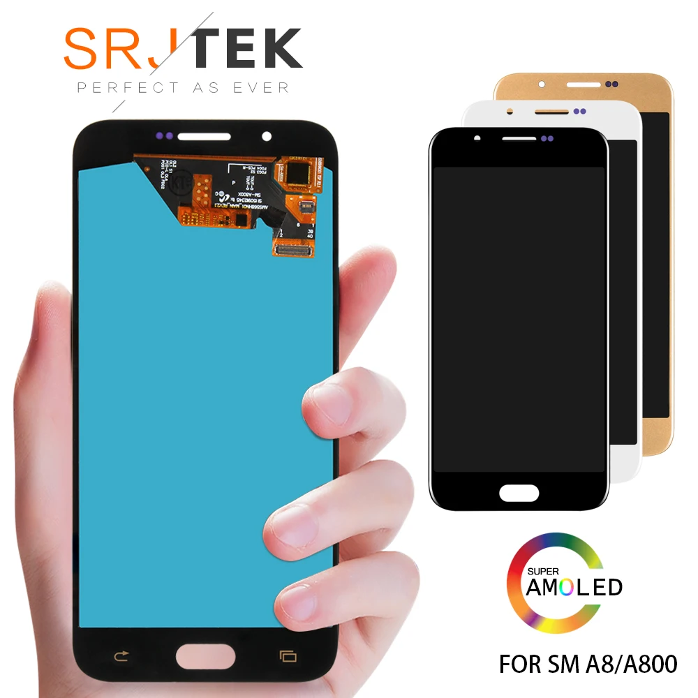 

Warranty 5.7" Super AMOLED Display for SAMSUNG Galaxy A8 LCD Display A8000 A800 A800F Touch Screen Digitizer Replacement